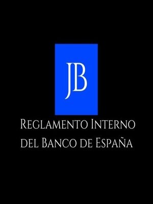 cover image of Reglamento Interno del Banco de España